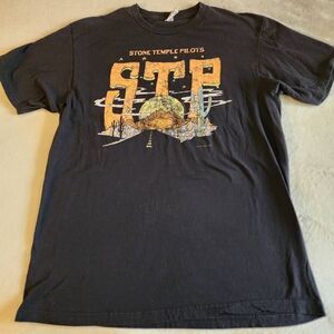 Optima Some Temple Pilots STP Black Graphic Tshirt Size XL